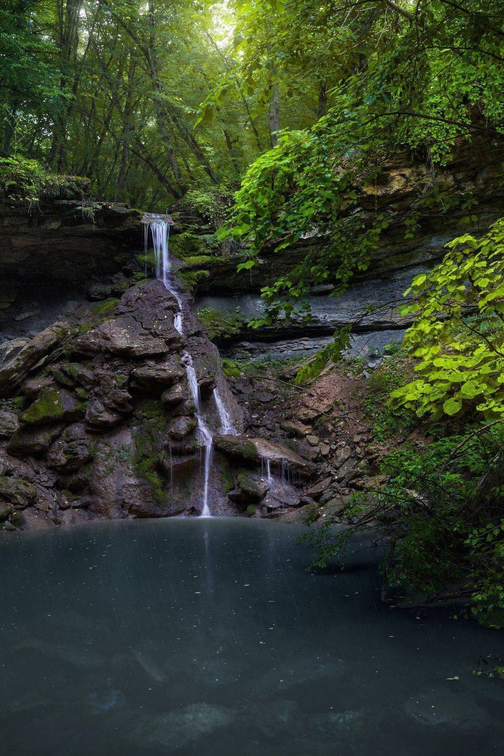 адыгея, водопад, каменномостский, KrubeK