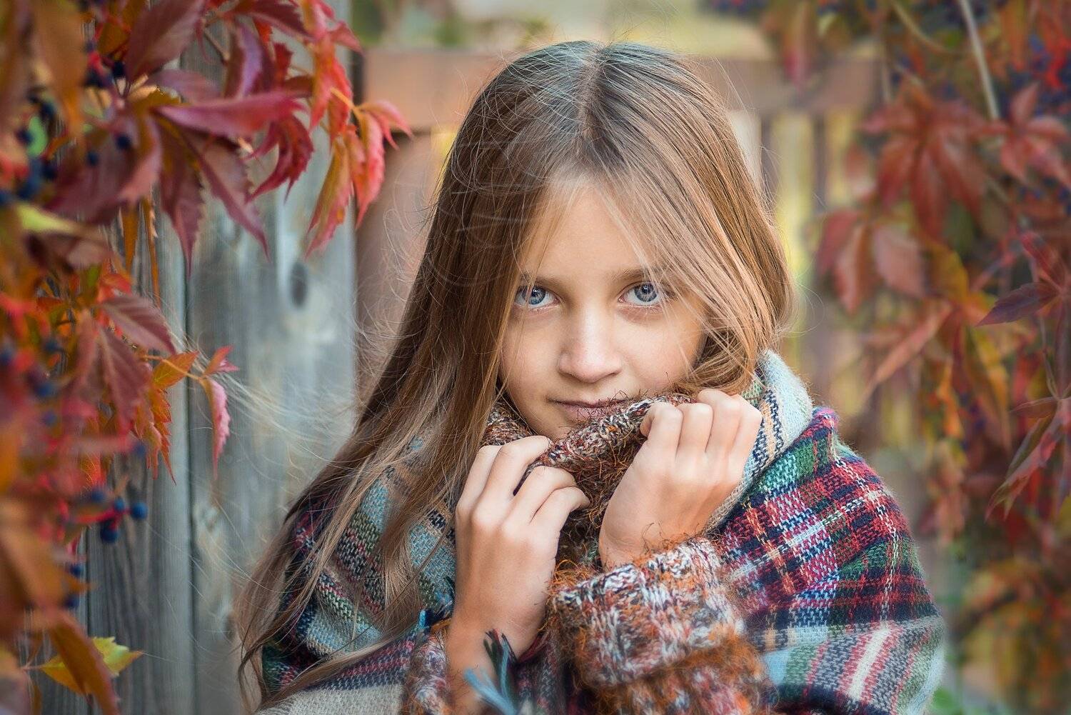 осень. девочка. глаза., Максимова Людмила