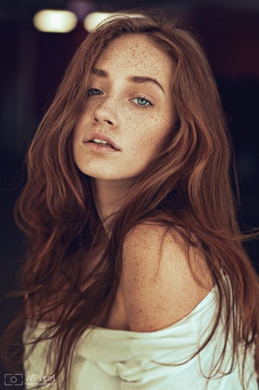 portrait women eyes redhair women by wpixel (More Than Beauty) фото превью