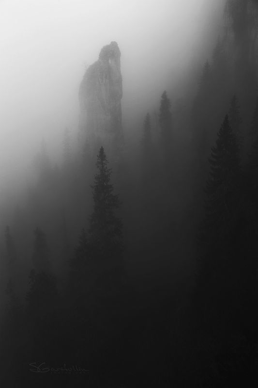 усьвинские столбы, чертов палец, урал, усьва, чб Страж фото превью