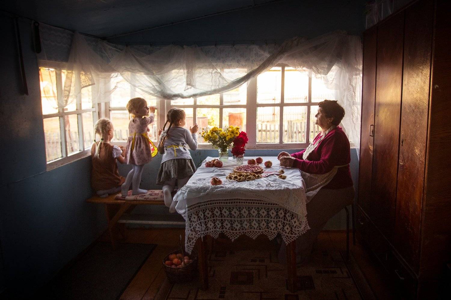 бабушка пирог внучка внуки, Высоцкая Полина