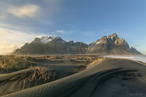 Soft light & Vestrahorn. Iceland.