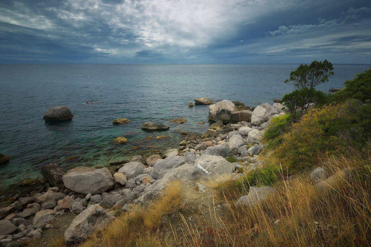 крым, черное море, природа, море, лето, вечер, Алексей Никонов