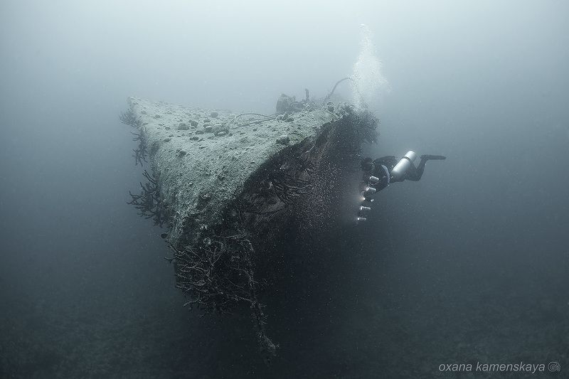 underwater wreck ship diver Wreck El Mina. фото превью