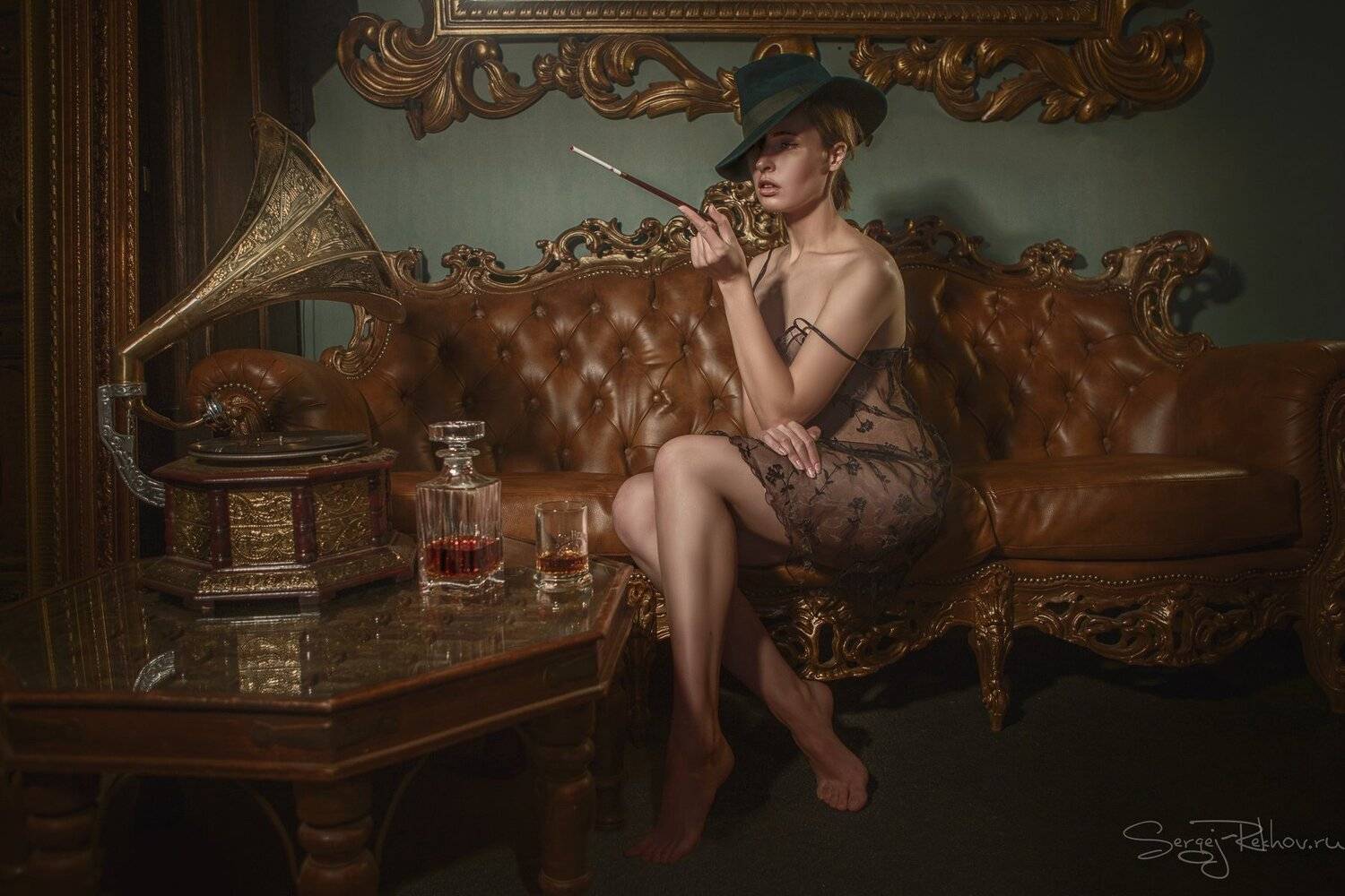 портрет, гламур, ретро, студияцитадель, девушка, model, portrait, Сергей Рехов