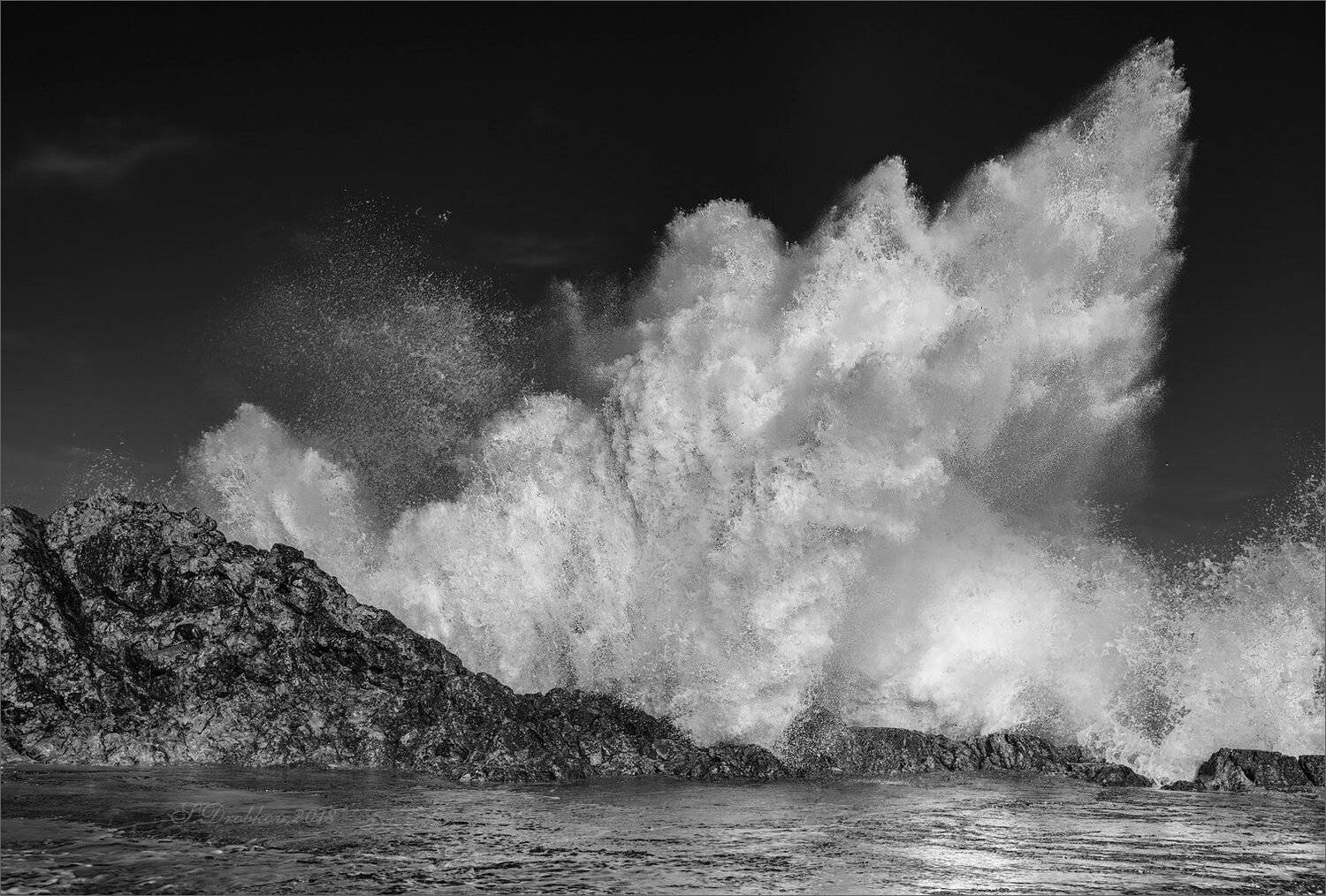 скалы, закат, осень, облака, небо, пейзаж, море, Sergey Drobkov