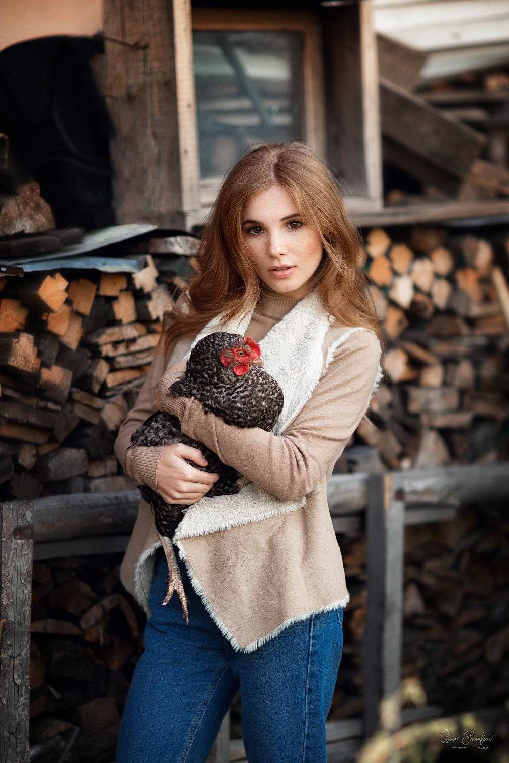 портрет красота девушка, Анна Шувалова