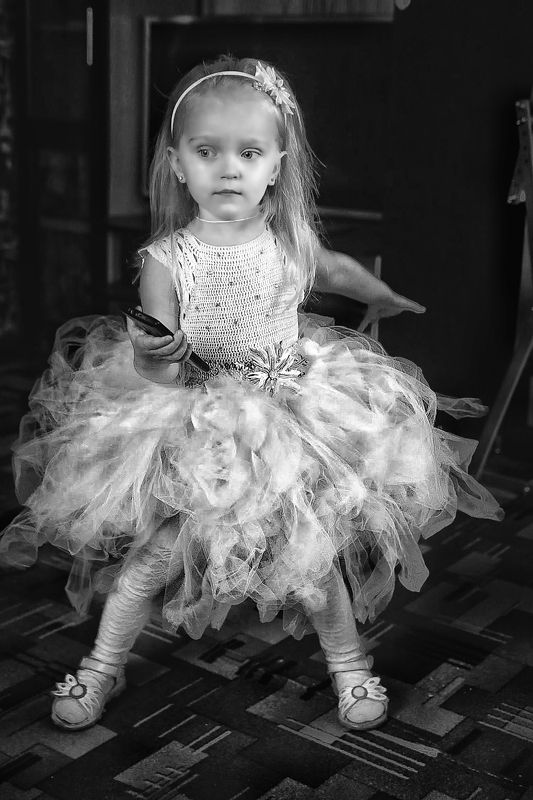 Детство, семья, портрет, чб, childhood, child, family, portrait, bnw  Волшебница фото превью