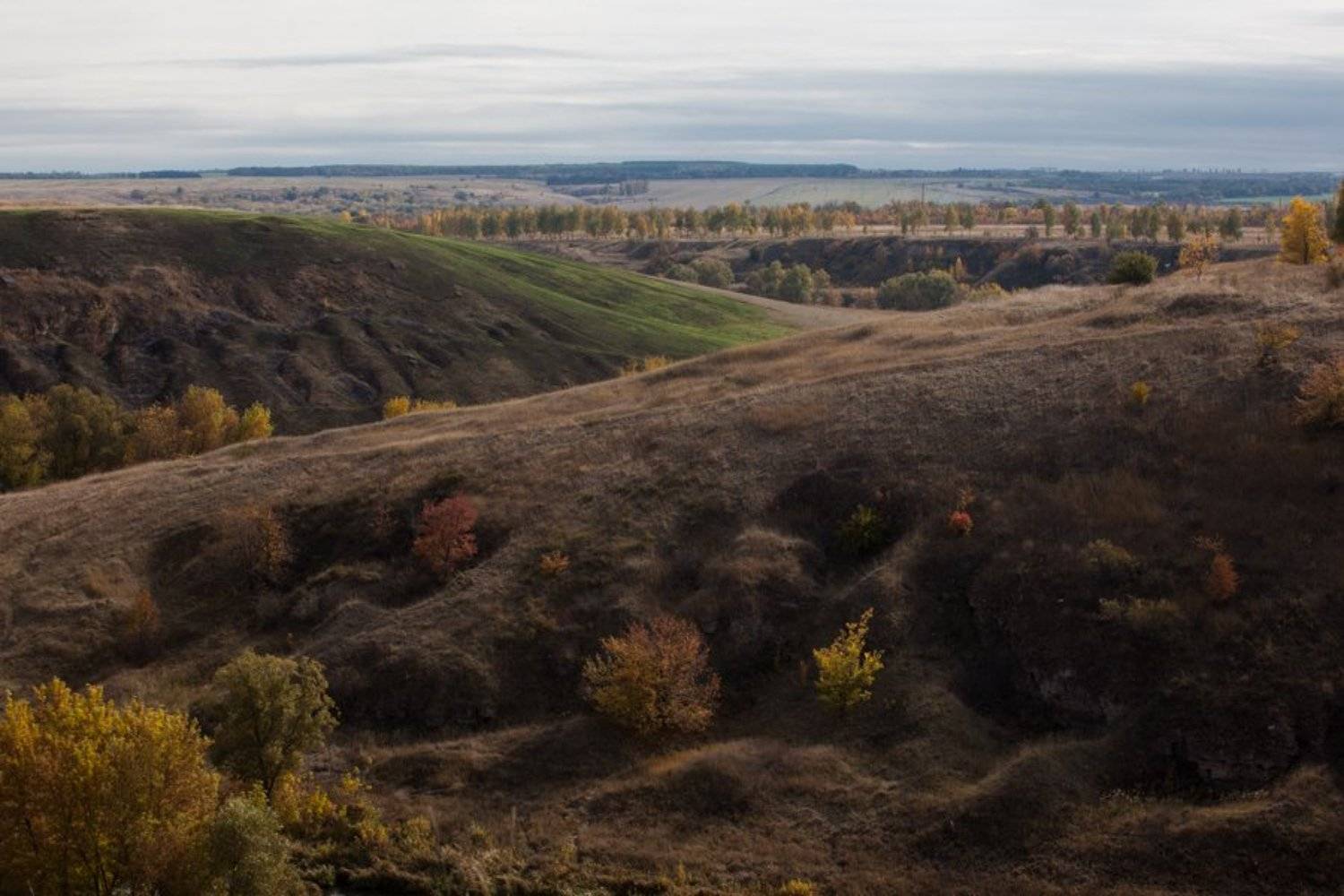 россия, природа, октябрь, река, долина, Сергей Белых