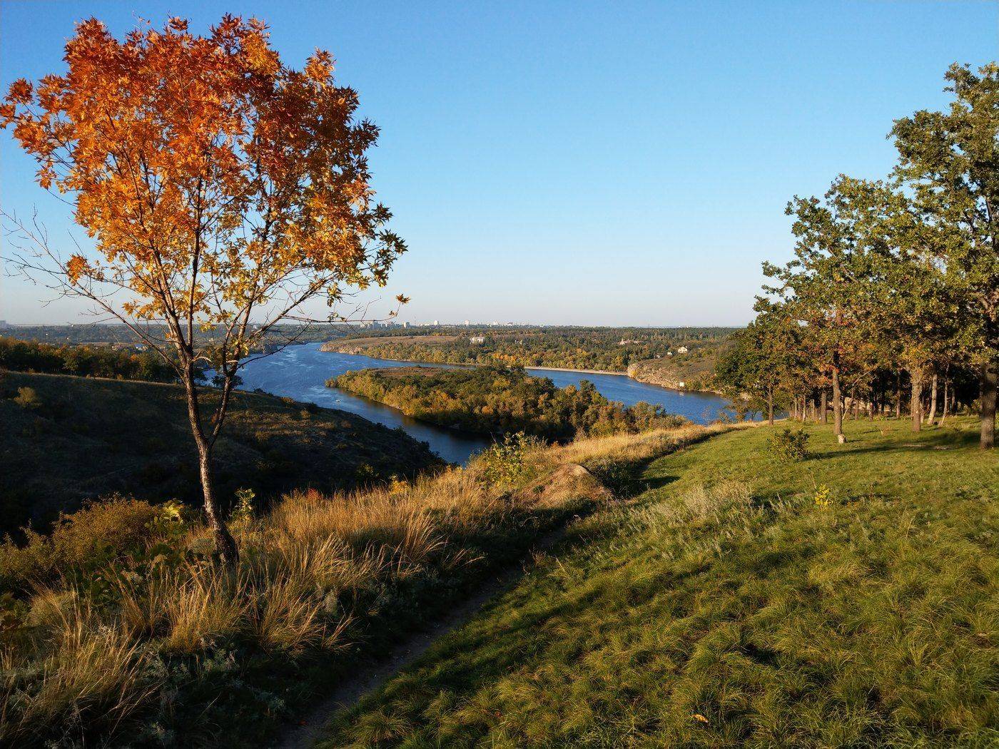 пейзаж,небо,закат,дерево,осень,вид,, Сергей Богачёв