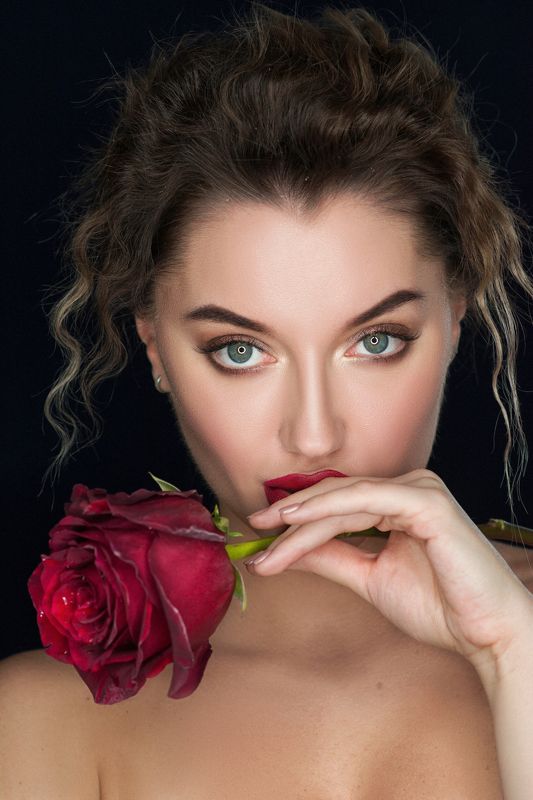 портрет, portrait, девушка, girl, красота Rose фото превью