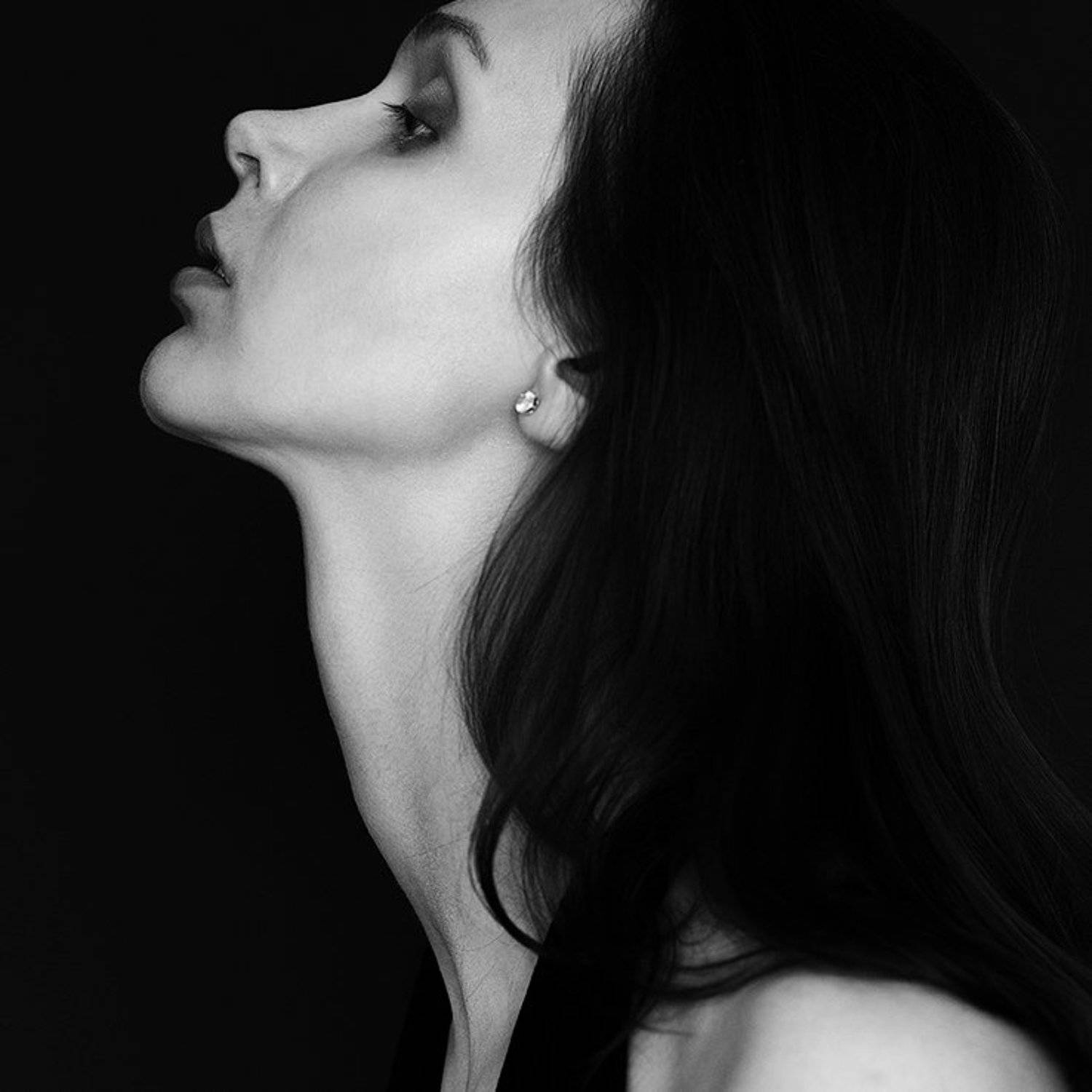 девушка, профиль, шея, длинная, актриса, красивая, Дарья Комарова