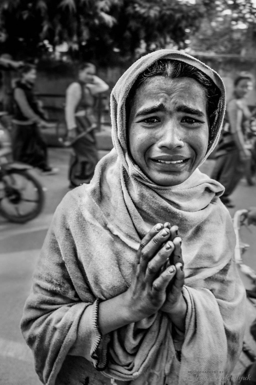 индия, варанаси, портрет,черно-белое,ребенок, нищий,путешествие,треэвел,лица,фототур, Elena Pakhalyuk