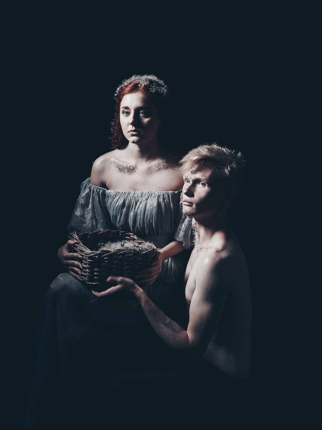 пара любовь одуванчики цвет свет тьма парень девушка красиво , Вероника Гергерт