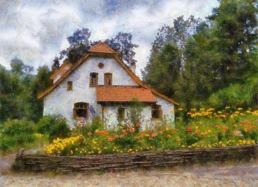 фотоарт,домик, Юлия Володина