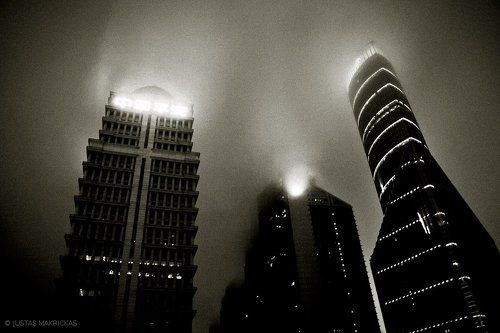 Shanghai - the city of dark and rain..