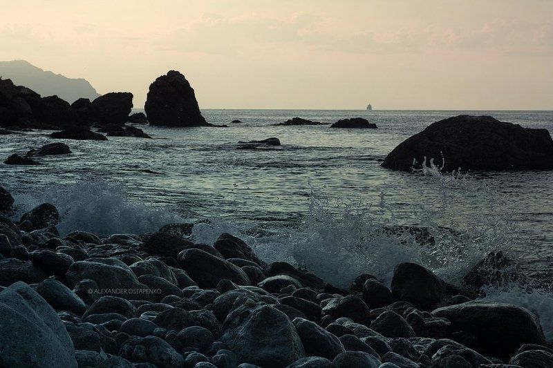 новый свет, море, горы, пезажи крыма, крым Новый Свет. Утро в заповеднике. фото превью