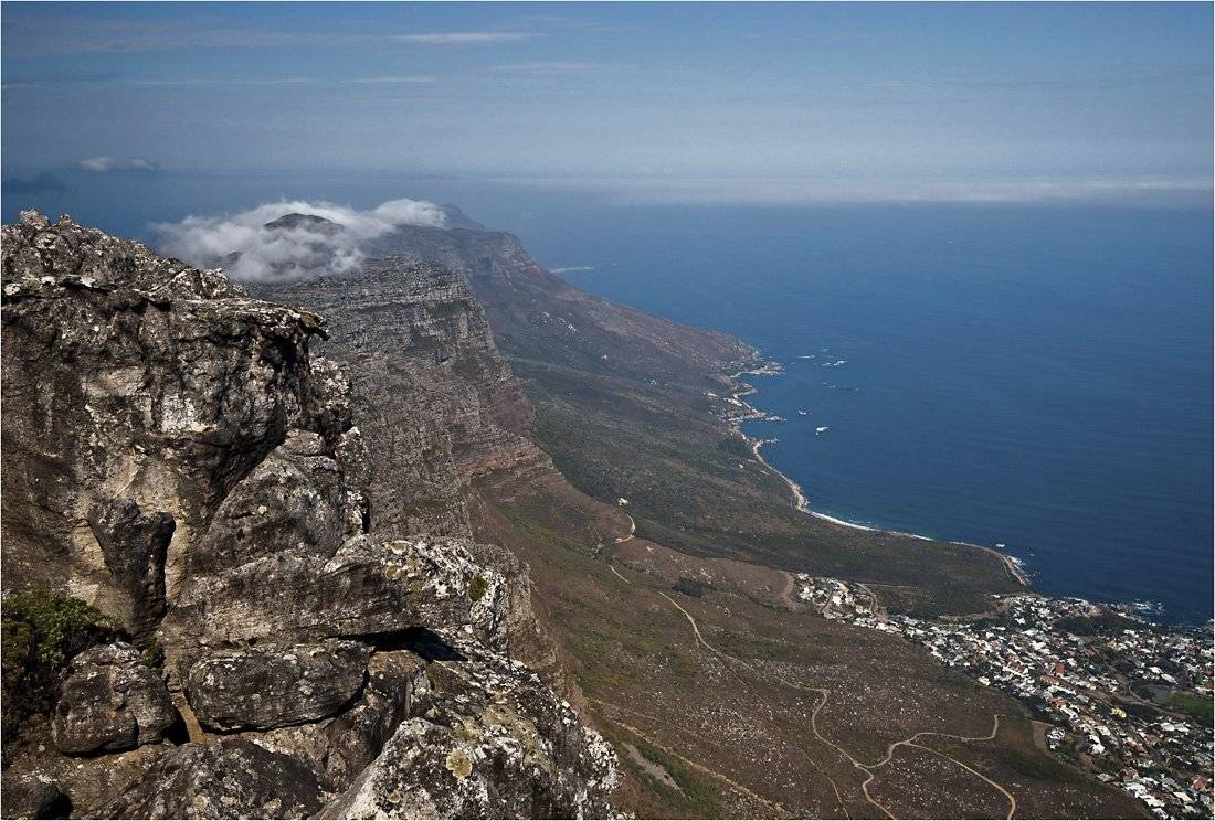 юар, кейптаун, столовая гора, горизонт, океан, простор, высота, Сергей Гаспарян