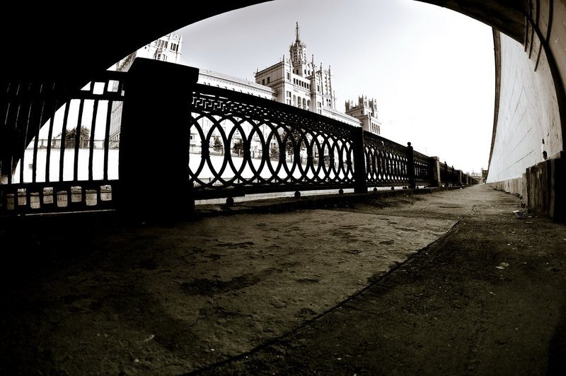 москва, высотка, фишай *** фото превью