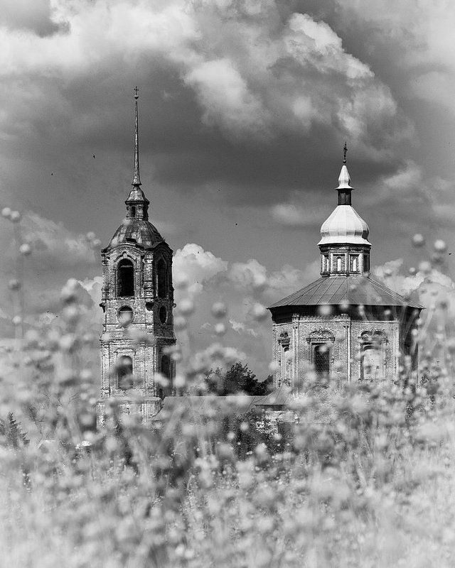 Облака и лён фото превью