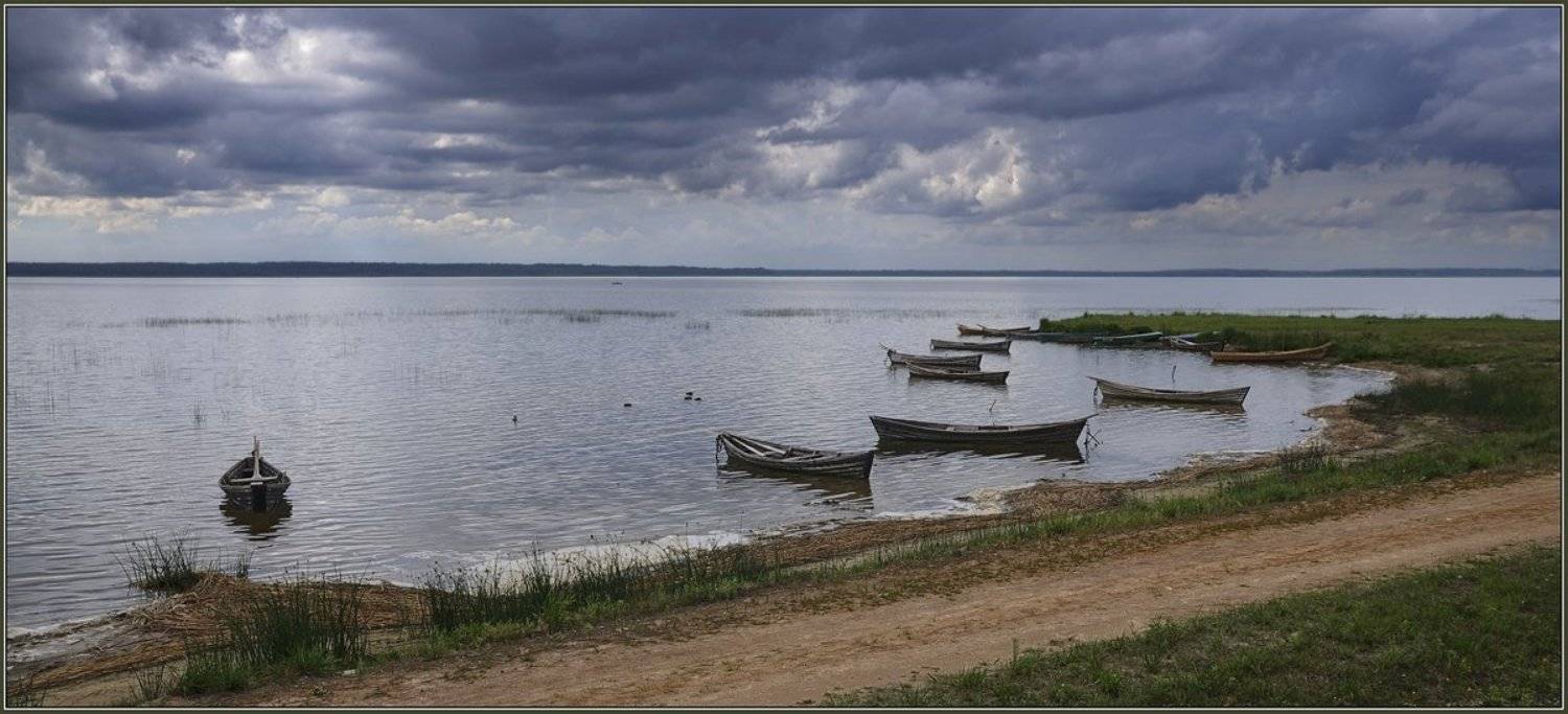 браслав, дривяты, озеро, лодки, камыш, вечер, лето, точи, берег, дорога, беларусь, Евгений Иванюшенко