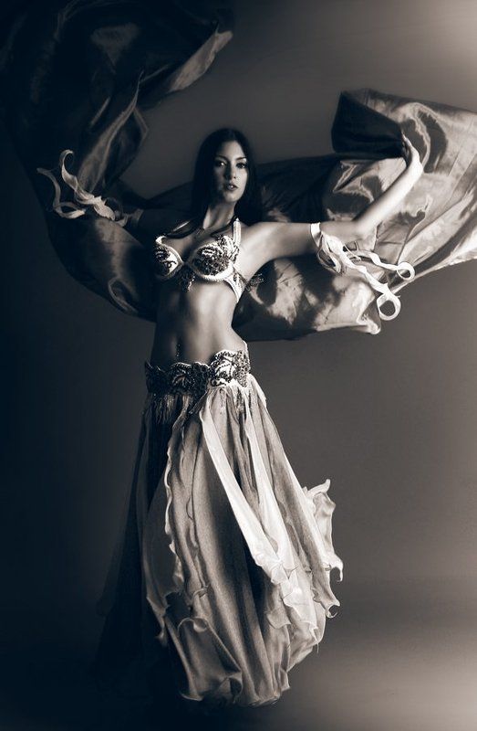 фэнтэзи, девушка, танец, динамика, взмах, ткань, крылья Фэнтэзи фото превью