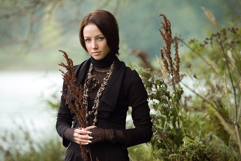 портрет, девушка, природа *** фото превью