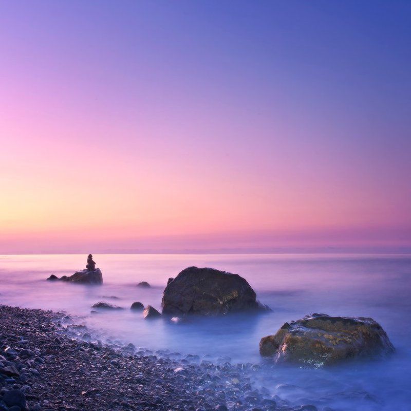 утро,камни,море, пробуждение ... фото превью