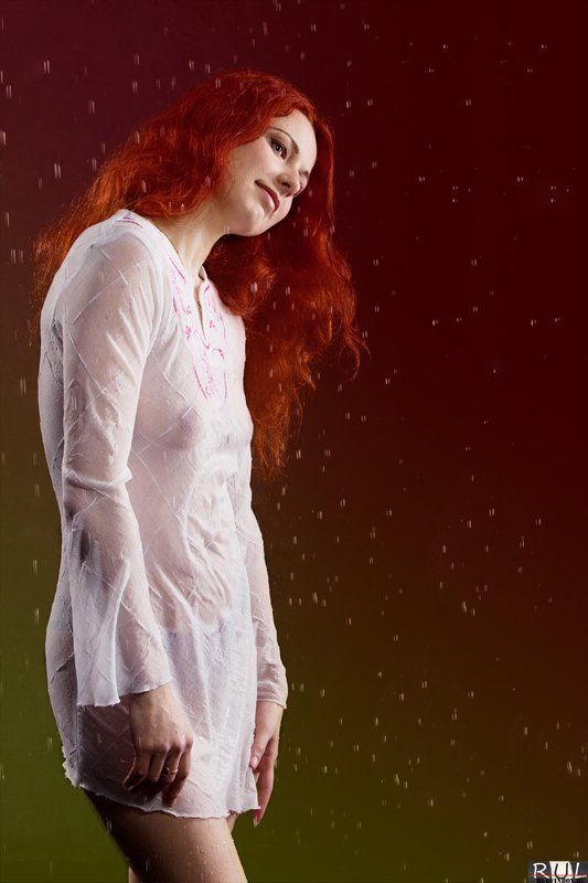 аква, съёмка, студия, импульсный, свет, девушка, модель сказка фото превью