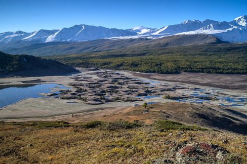 Лунные кратеры урочища Ештыкель.