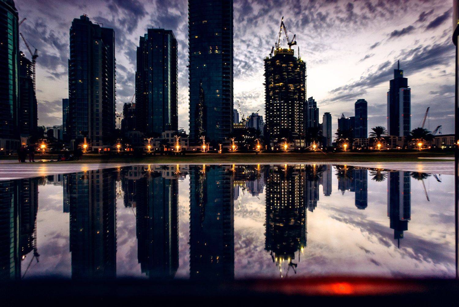 cityscape, dubai, travel, reflection, Руслан Болгов (Axe)