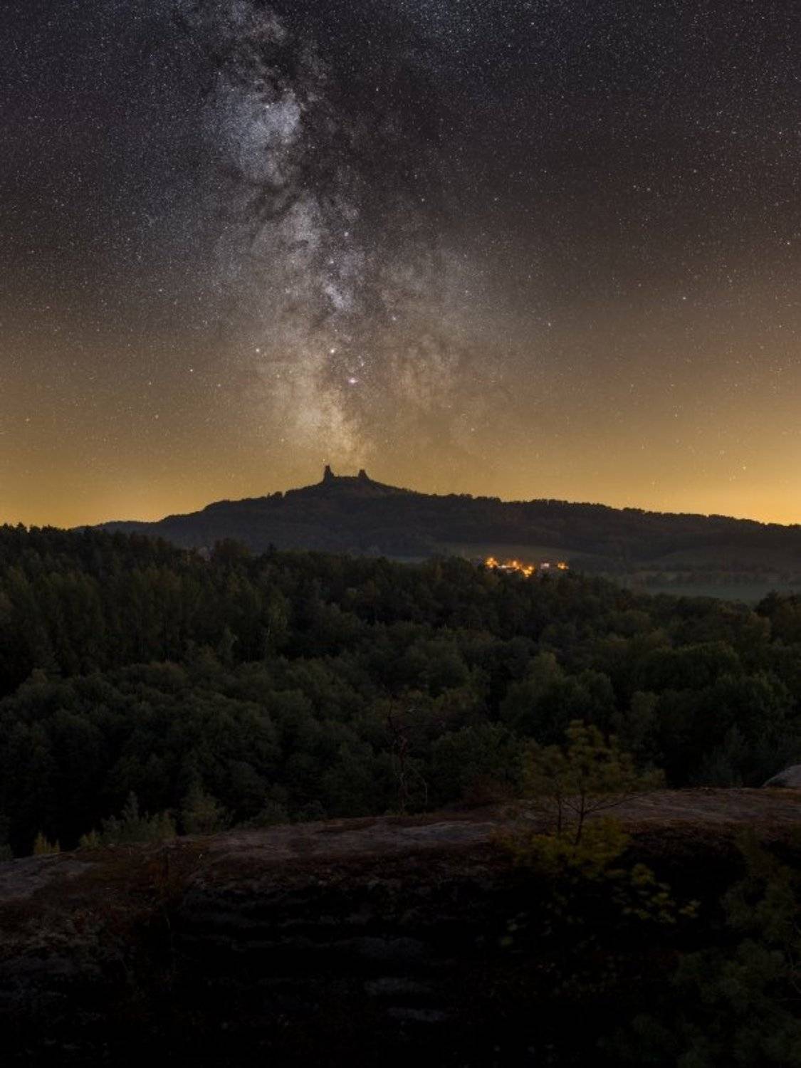 sigma, trosky, castle, milkyway, nighscape,stars, Jakub M&uuml;ller