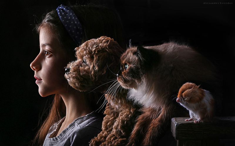 Iris and her pets фото превью