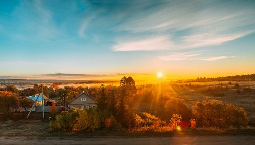 На краю деревни