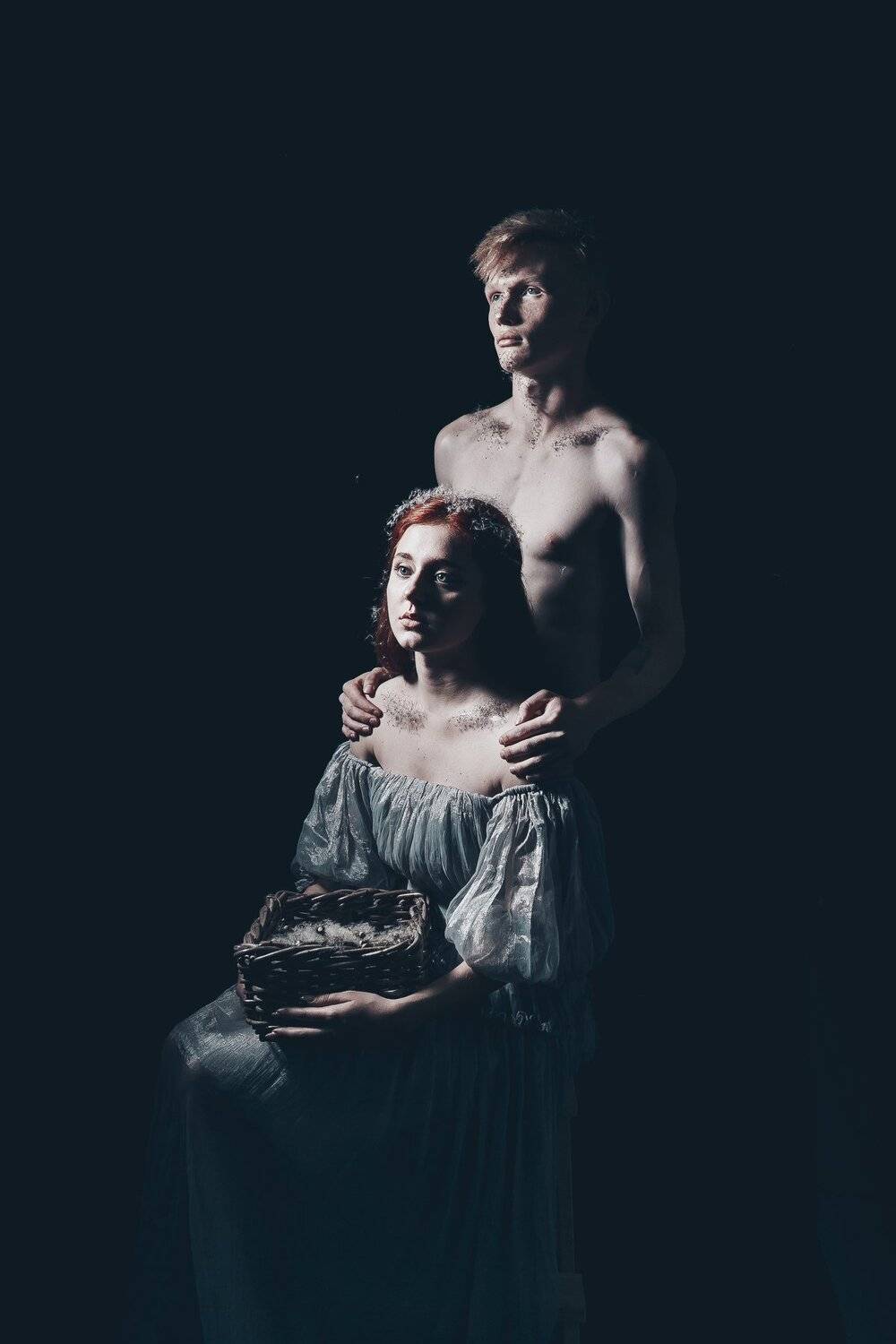 пара любовь одуванчики цвет свет тьма парень девушка красиво , Вероника Гергерт