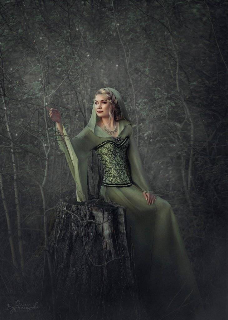 фото в образе, тематическое фото, лесная нимфа, сказка, эльфы, Ольга Бурмистрова