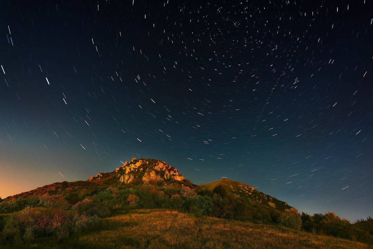 звезды,осень,бештау, ночь, Елена Брежицкая