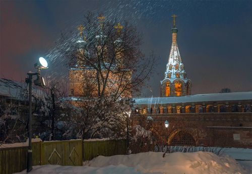 Снег в Москве