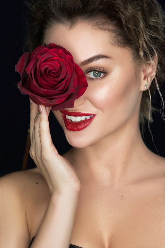 портрет, portrait, девушка, girl, красота Rose фото превью