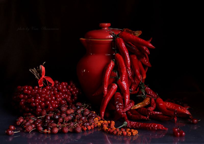 Пять оттенков красной осени фото превью
