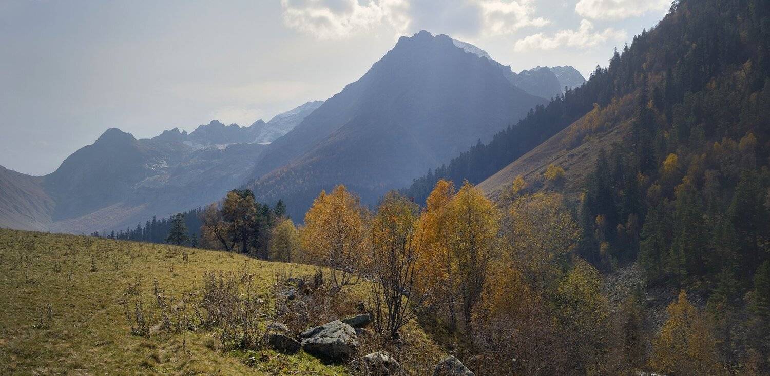 горы осень архыз, Александр Жарников