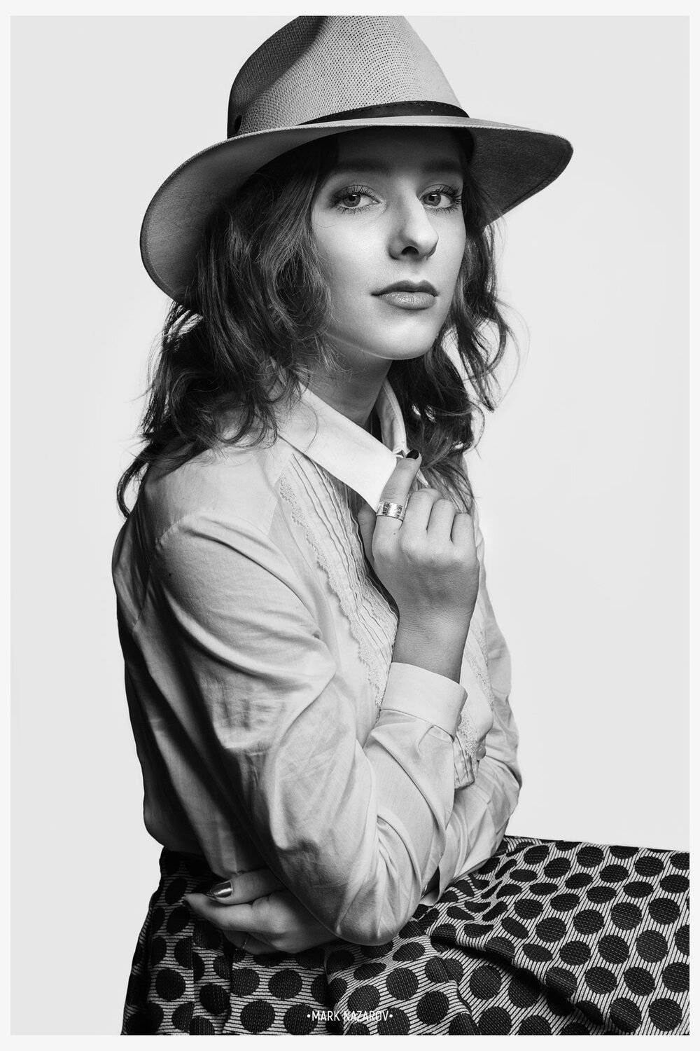 портрет, портретист, фотохудожник, черное-белое, черно-белая фотография, марк назаров, снимаю шляпу, елизавета арзамасова, актер, театр, кино, звезды, фотосессии, фотопроекты,  portrait, portrait painter, photo artist, black and white, b & w, marknazarov, Марк Назаров