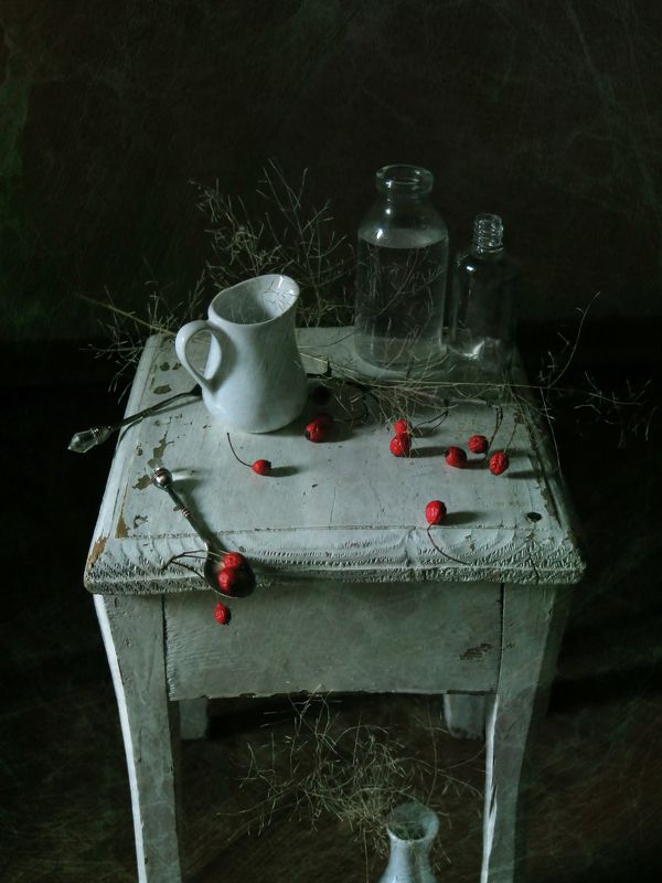 С красными ягодами фото превью