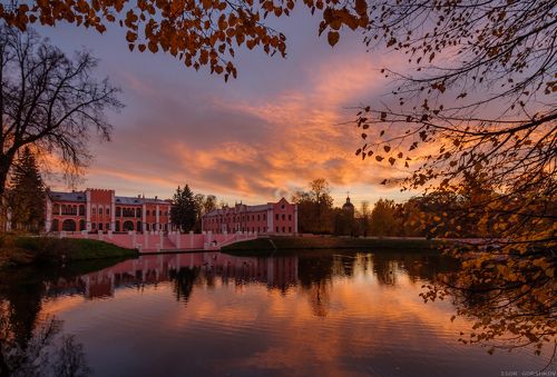 Октябрьский закат в Марфино