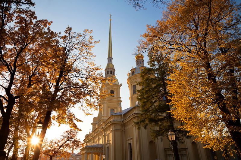 Осенний Петербург. Петропавловская крепость. фото превью