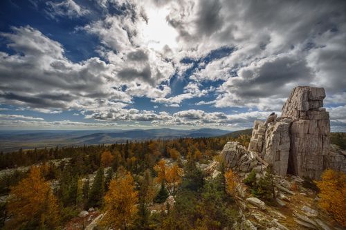 Осенние краски Юрмы, Южный Урал