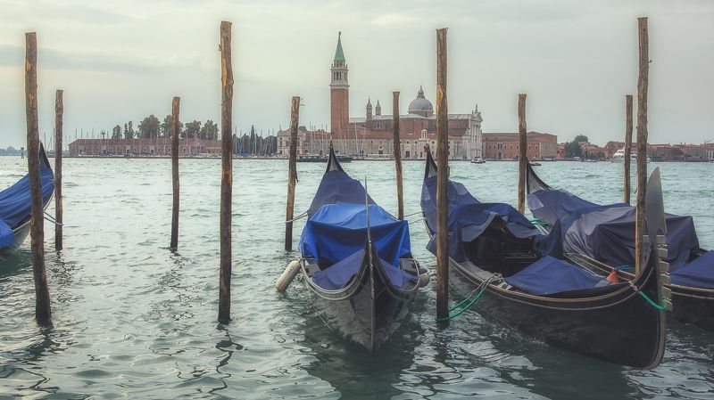 венеция, гондолы Венецианские виды фото превью