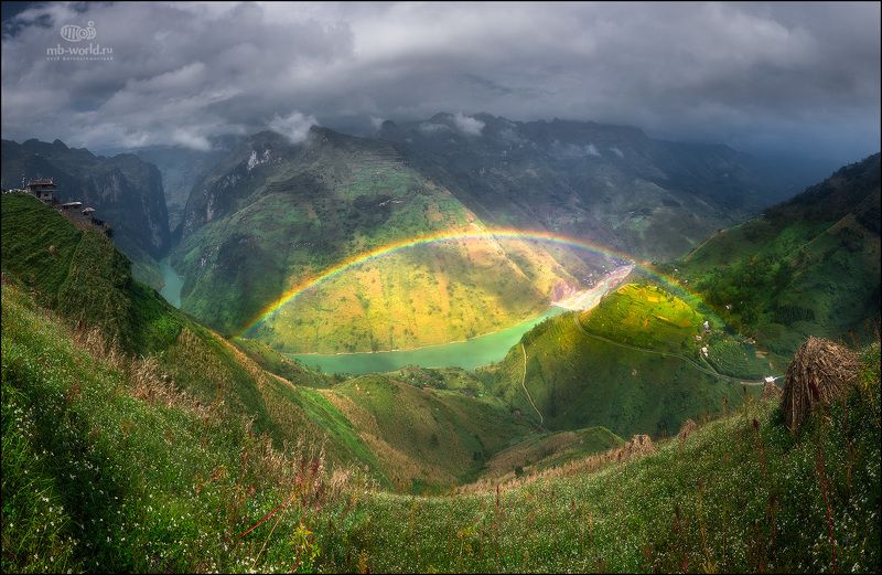 Вьетнам, пейзаж, северный Вьетнам, фототур, радуга Пейзаж Северного Вьетнама фото превью
