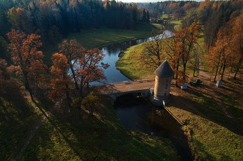 Павловск. Осеннее утро.