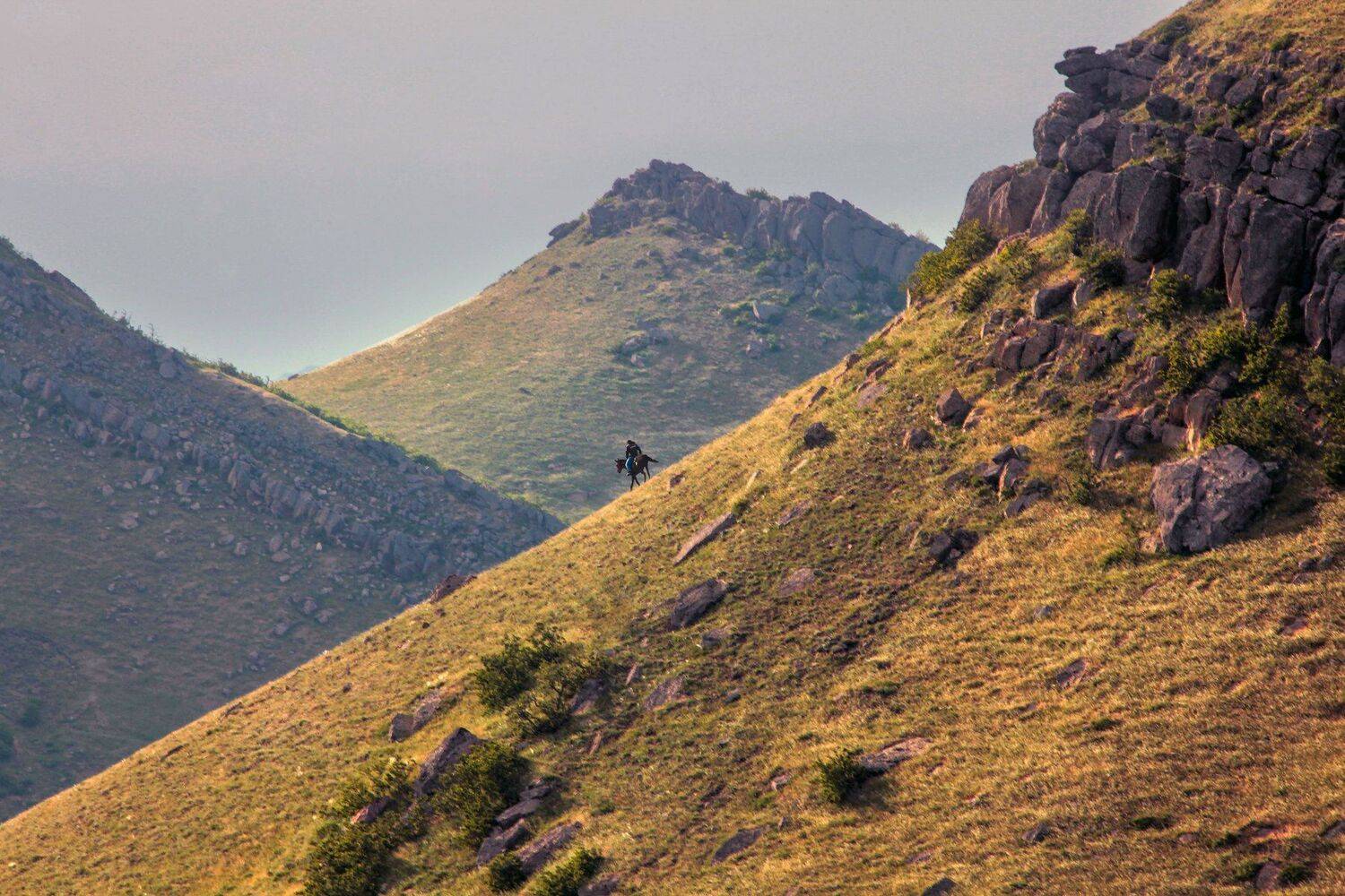 горы,осень,природа,всадник., Marat Magov